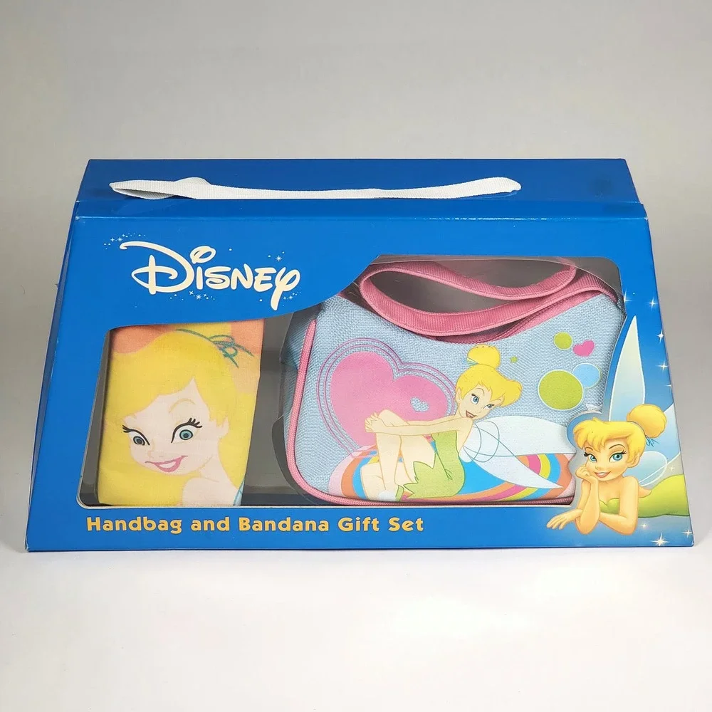 Disney Tinkerbell Handbag and Bandana Gift Set Brand New & Sealed Ships FAST‎
